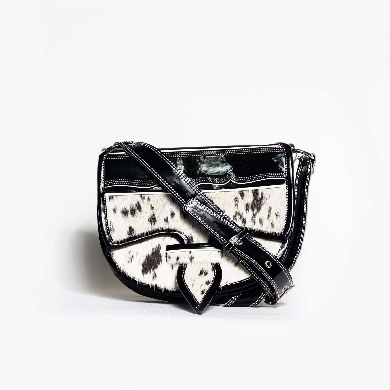 calf hair luxury handmade handbag