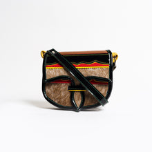 Load image into Gallery viewer, calf hair luxury  handmade handbag crossbody
