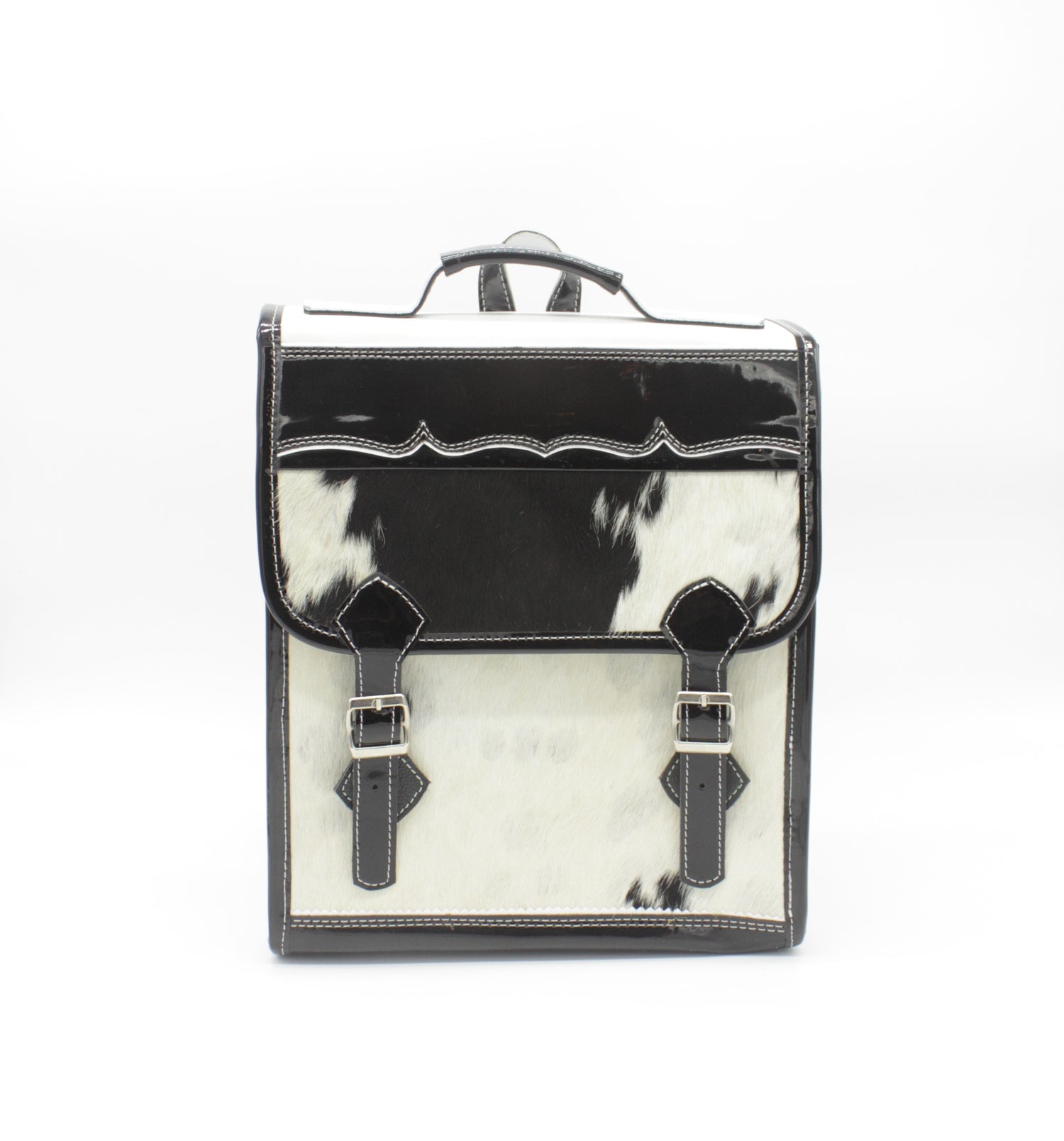 calf hair luxury handmade handbag backpack