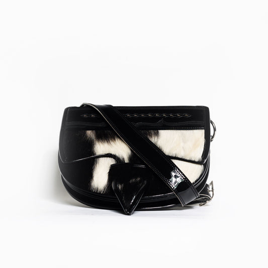 calf hair luxury handmade handbag