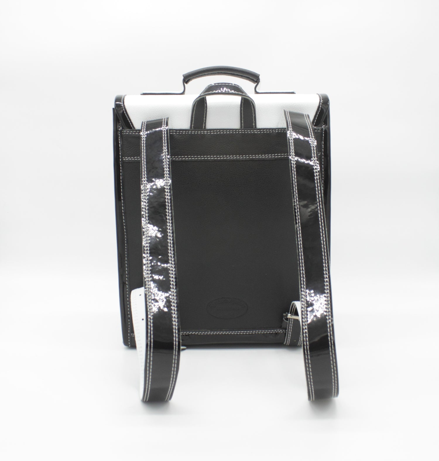 calf hair luxury handmade handbag backpack back